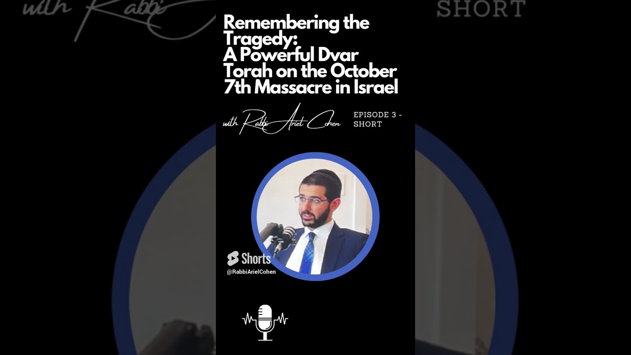 Crying for Am Israel with Rabbi Ariel Cohen | באוקטובר 7 עם הרב אריאל כהן