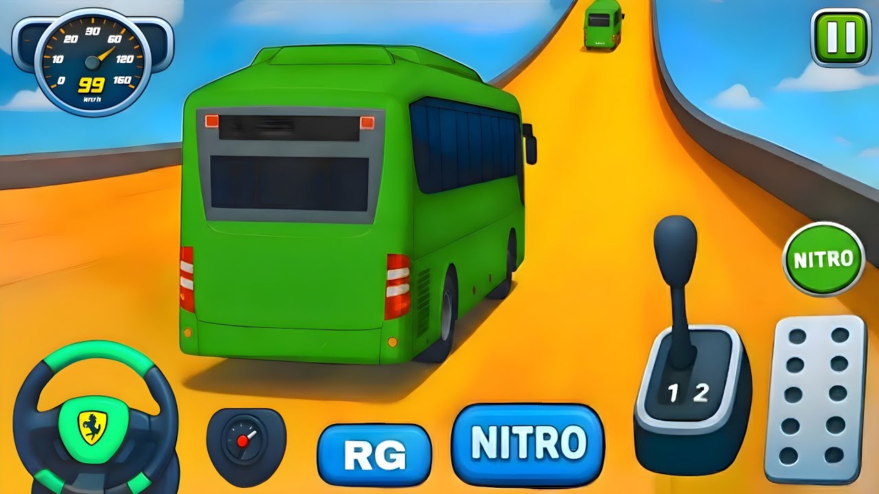 Crazy Bus Mega Ramp Impossible Racing - Bus Stunts Impossible Tracks - Android Gameplay #22