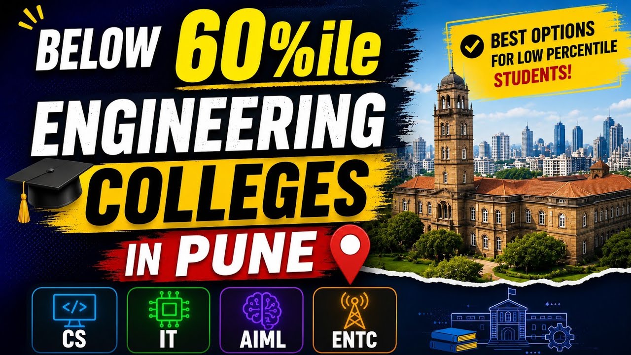 Below 60 Percentile Engineering Colleges in Pune | Low Percentile Colleges in Pune 2026