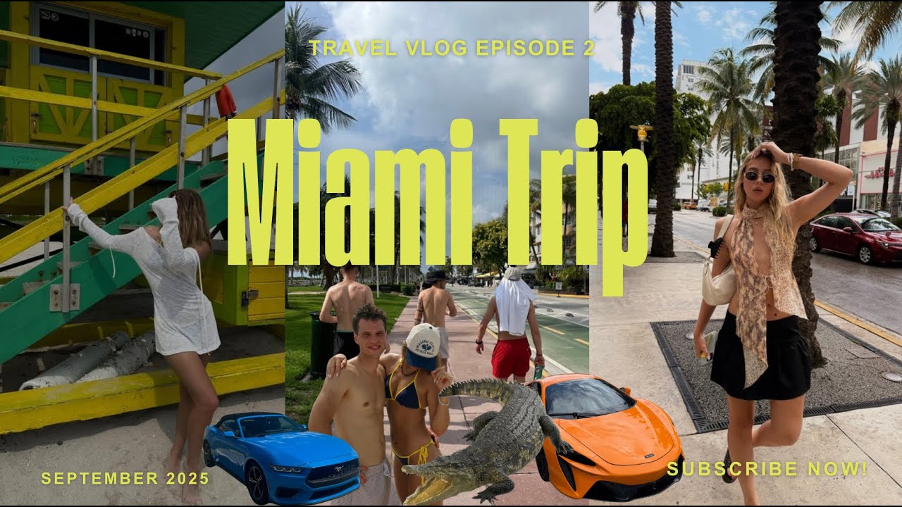 MIAMI: Beach, Food & Friends 🇺🇸  | TRAVEL VLOG EPISODE 2