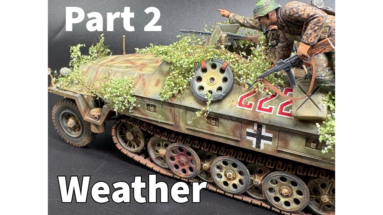 Погодный полугусеничный бронетранспортер SD KFZ 251/1 #Tamiya 1/35