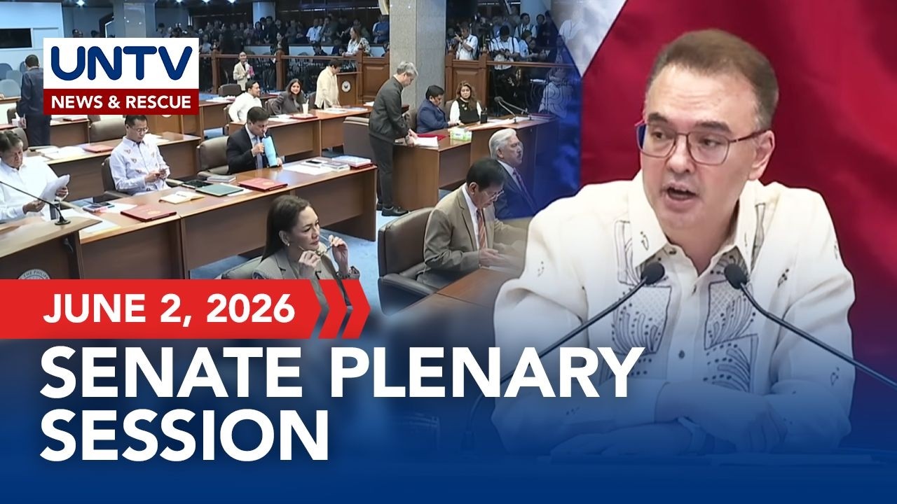 LIVE: Senate Plenary Session | JUNE 02, 2026
