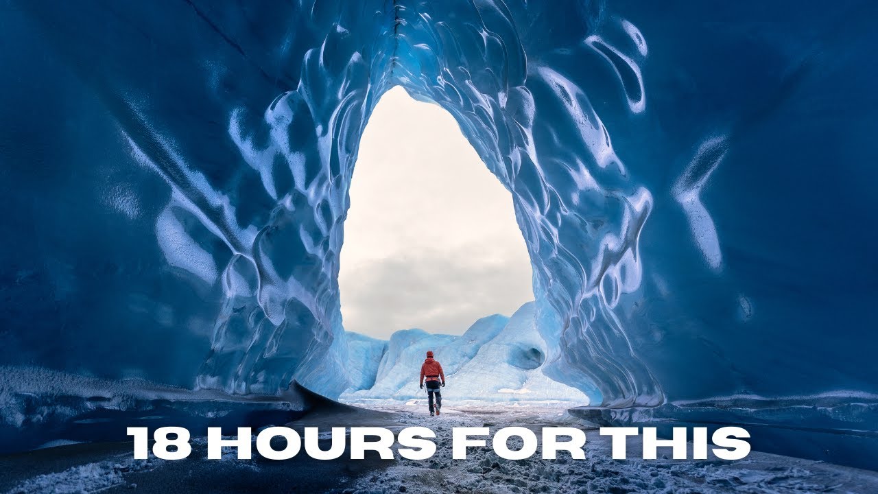 I Spent 18 Hours to Discover This Ice Cave | Iceland