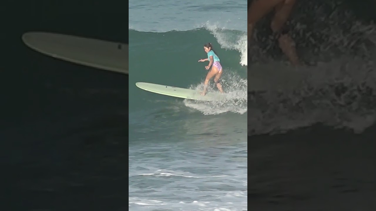 The effortlessly stylish Hiroka Yoshikawa looked in sync with the ocean  