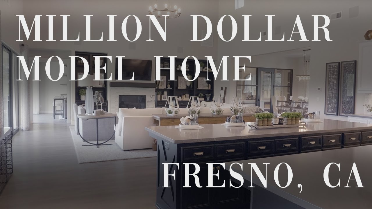 Tour of Million Dollar Ashdene Model Home by Woodside Homes Clovis Fresno Central Valley California
