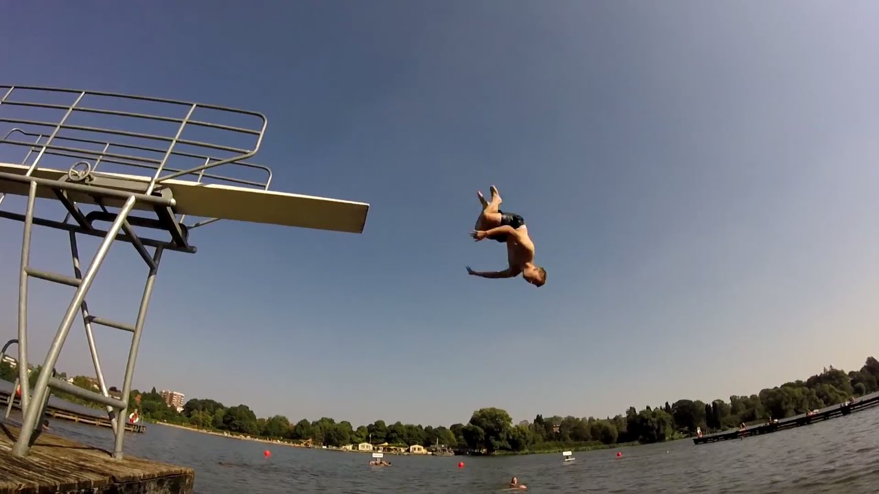 Gopro - Splashdiving, Auerbach, Backflip, Barani etc.
