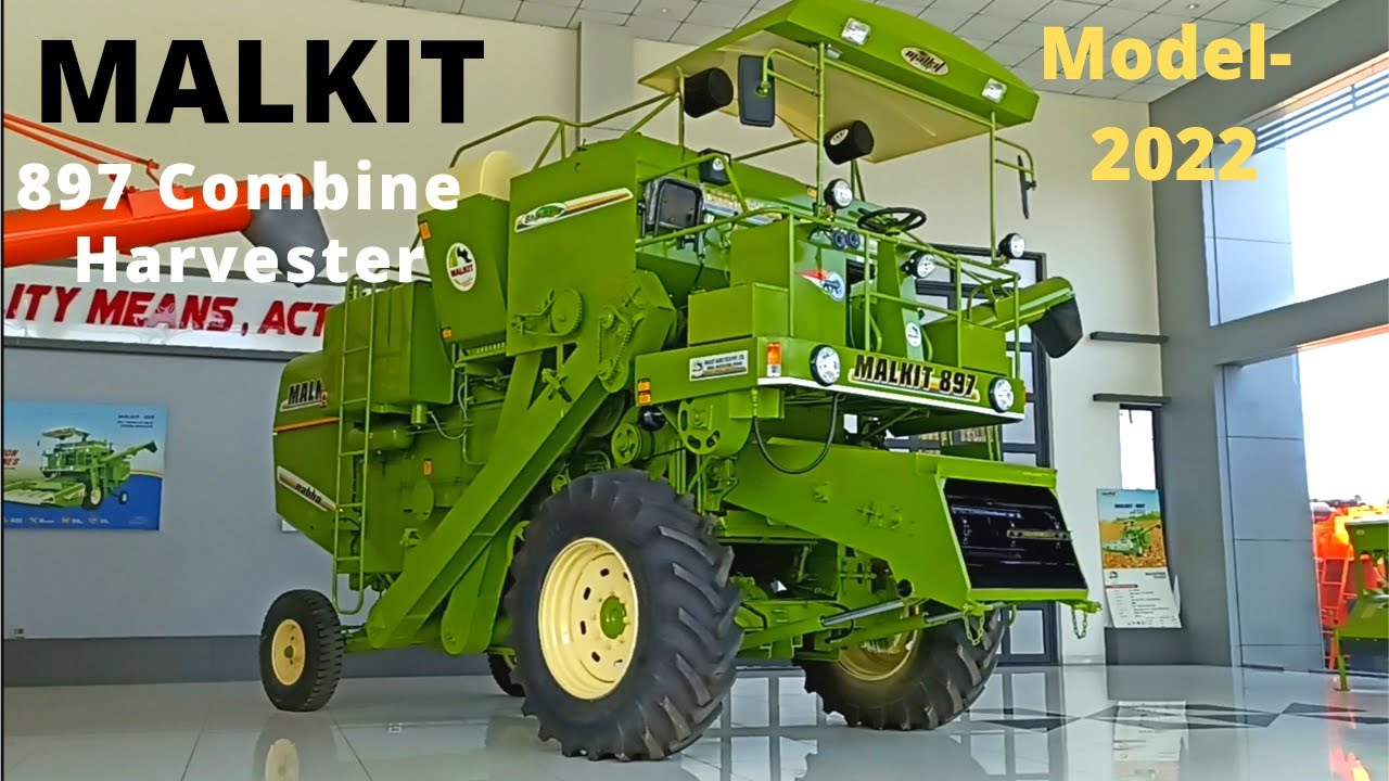 Malkit-897 Combine Harvester Model-2022 | Malkit 897 Combine | Malkit Combine | New combine