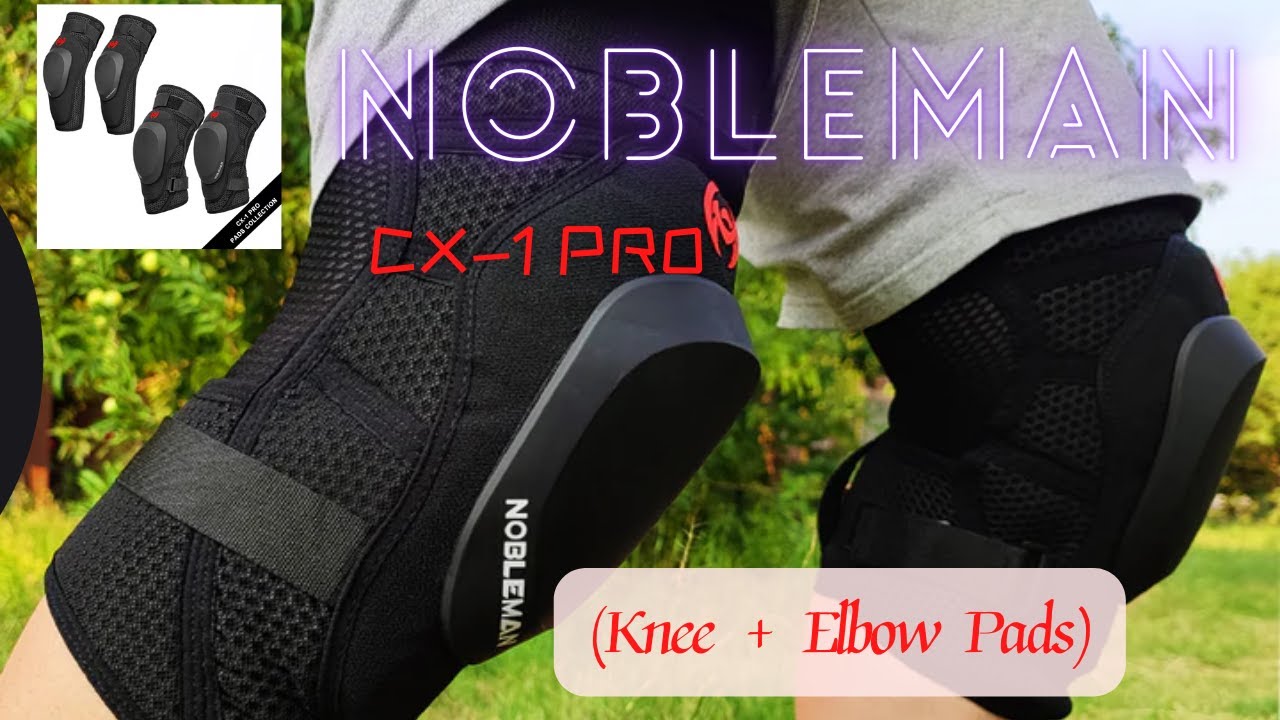 Nobleman CX-1 Pro knee and elbow pads review Premium Pads Collection most coverage and breathability