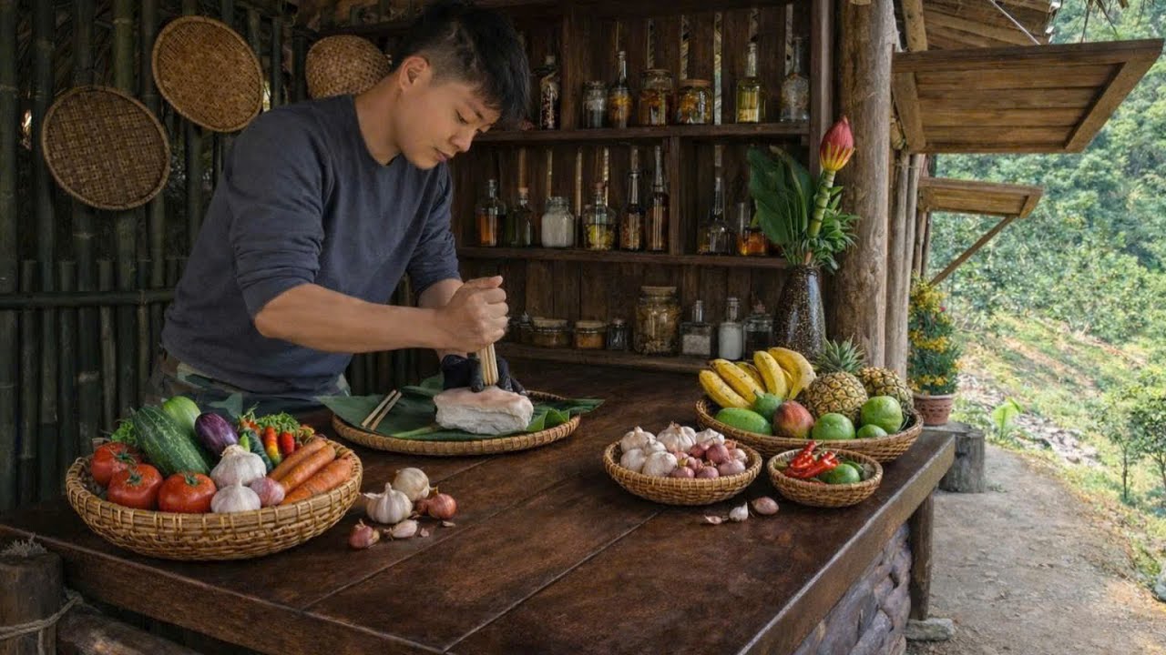Trieu Kang | Finishing the Kitchen & Cooking a Vietnamese Specialty , Khau Nhuc