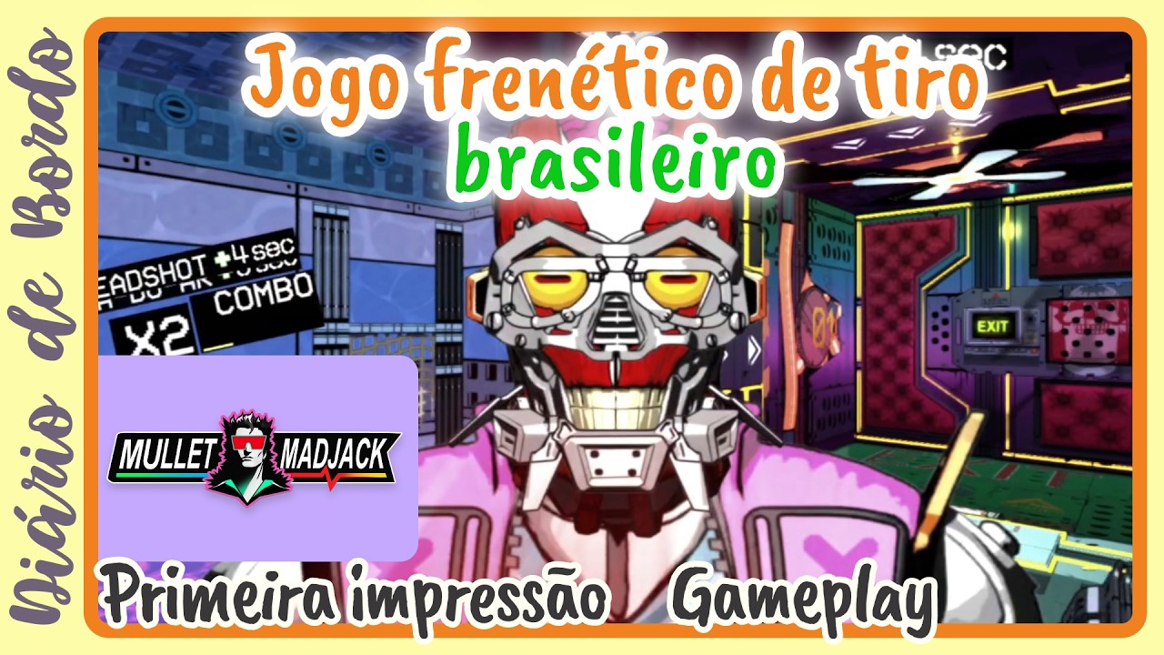 Jogo brasileiro de tiro frenético muito bem avaliado | 🦄 Mullet MadJack