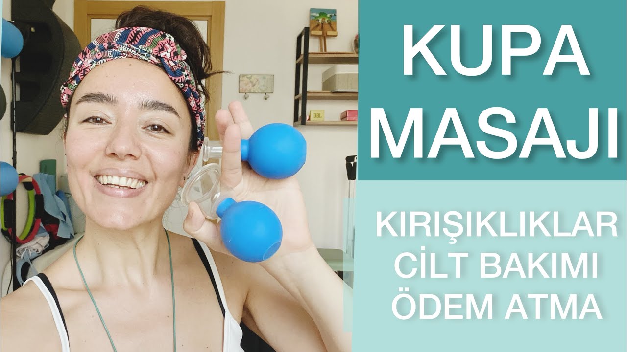 YÜZ İÇİN KUPA MASAJI GÖSTERİYORUM, KIRIŞIKLARI AÇAR, CİLDİ BESLER 🌸