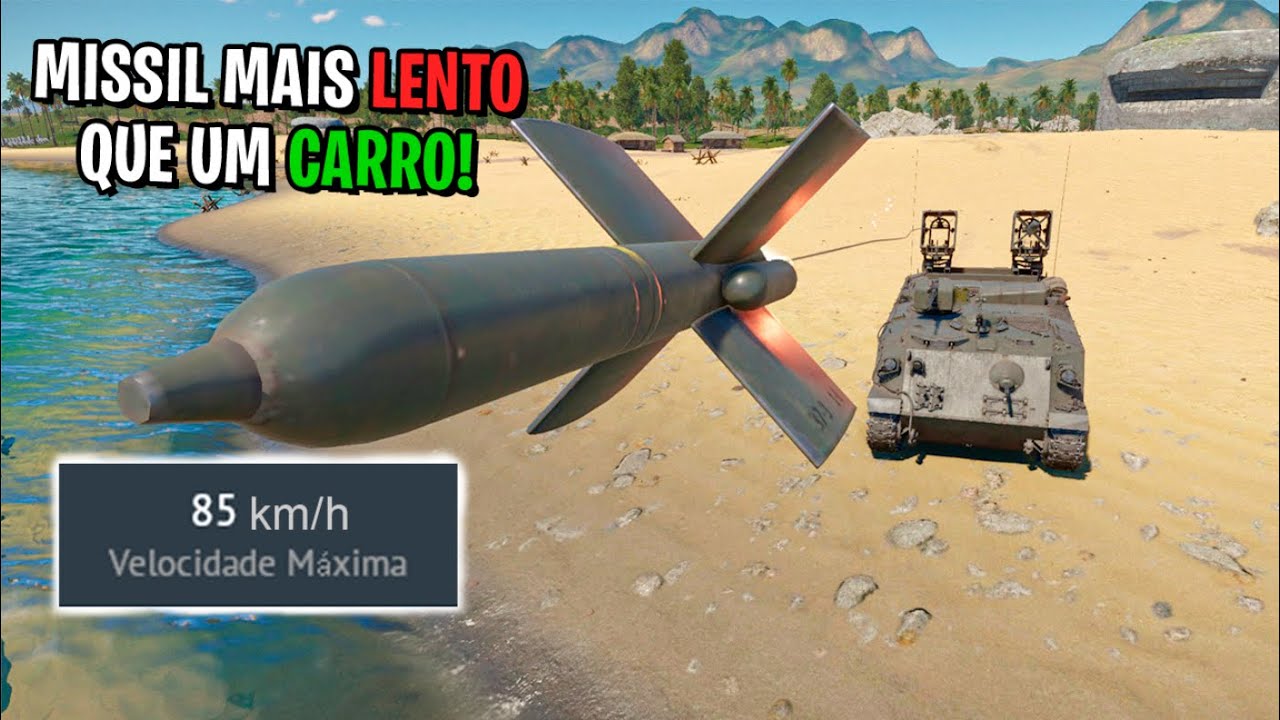 Eu testei o míssil mais LENTO do jogo! - War Thunder