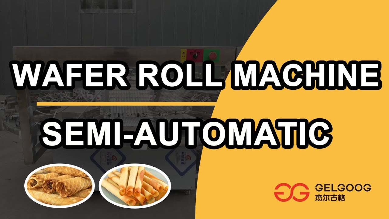 Industrial Biscuit Roll Machine|Wafer Roll Making Machine Price