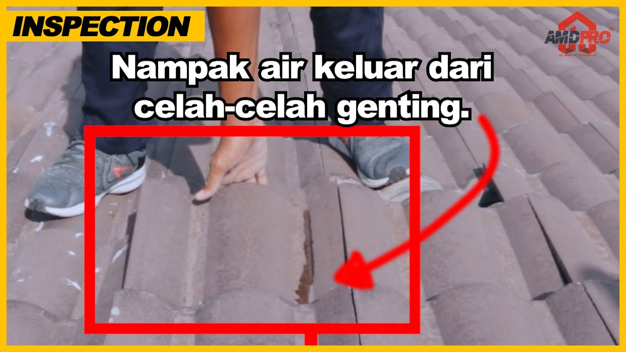JANGAN GUNAKAN SILIKON UNTUK REPAIR ATAP GENTING