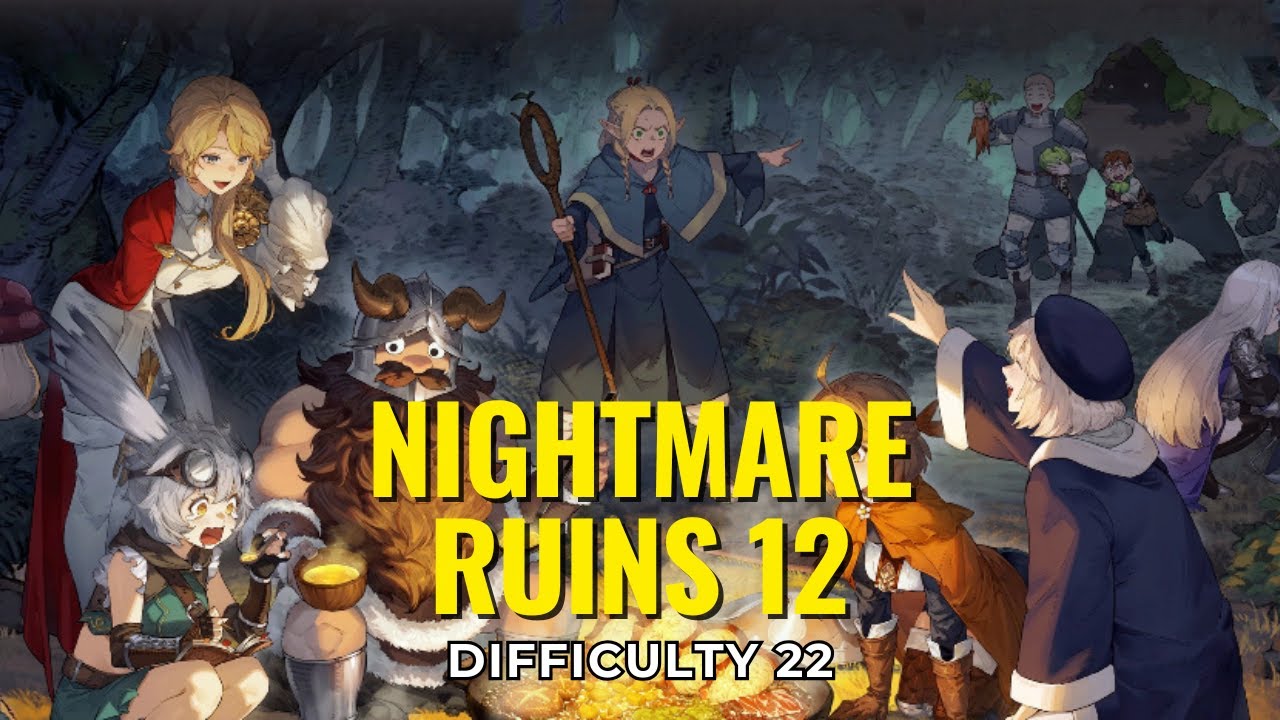 [Sword of Convallaria] 2 Round Clear - Nightmare Ruins 12 Rank Challenge (Difficulty 22)
