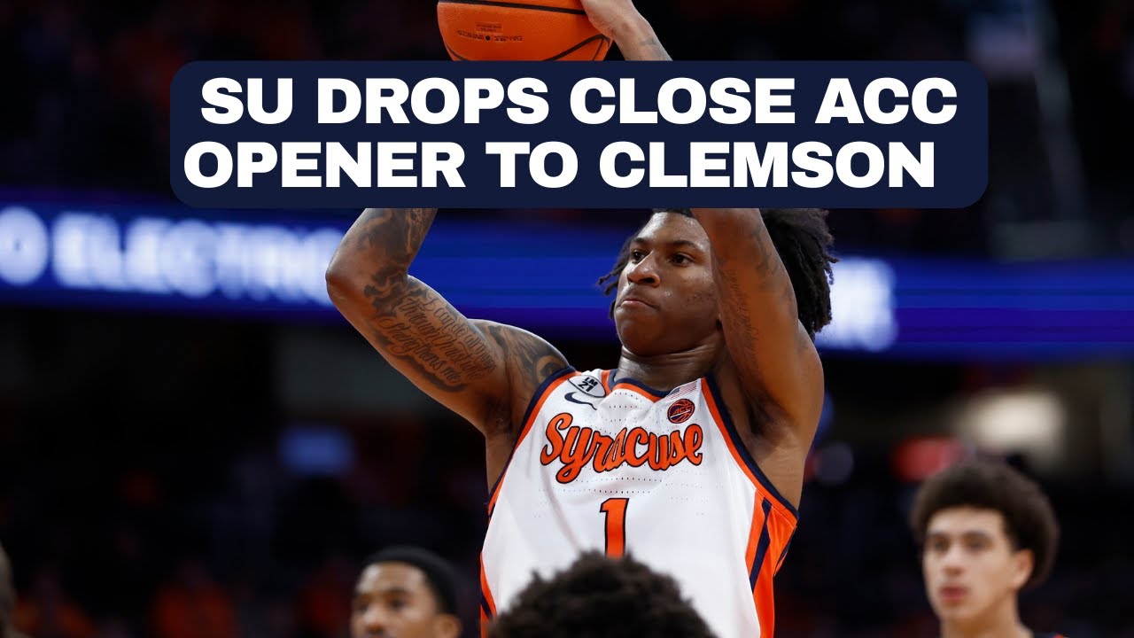 Syracuse basketball ends 2025 with close ACC-opening loss to Clemson at the JMA Dome