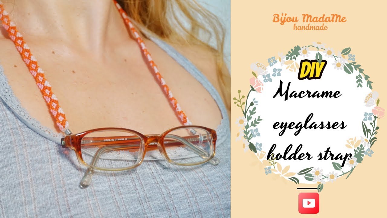 DIY Macrame Glasses Holder 🤓✨ Stylish & Easy to Make!