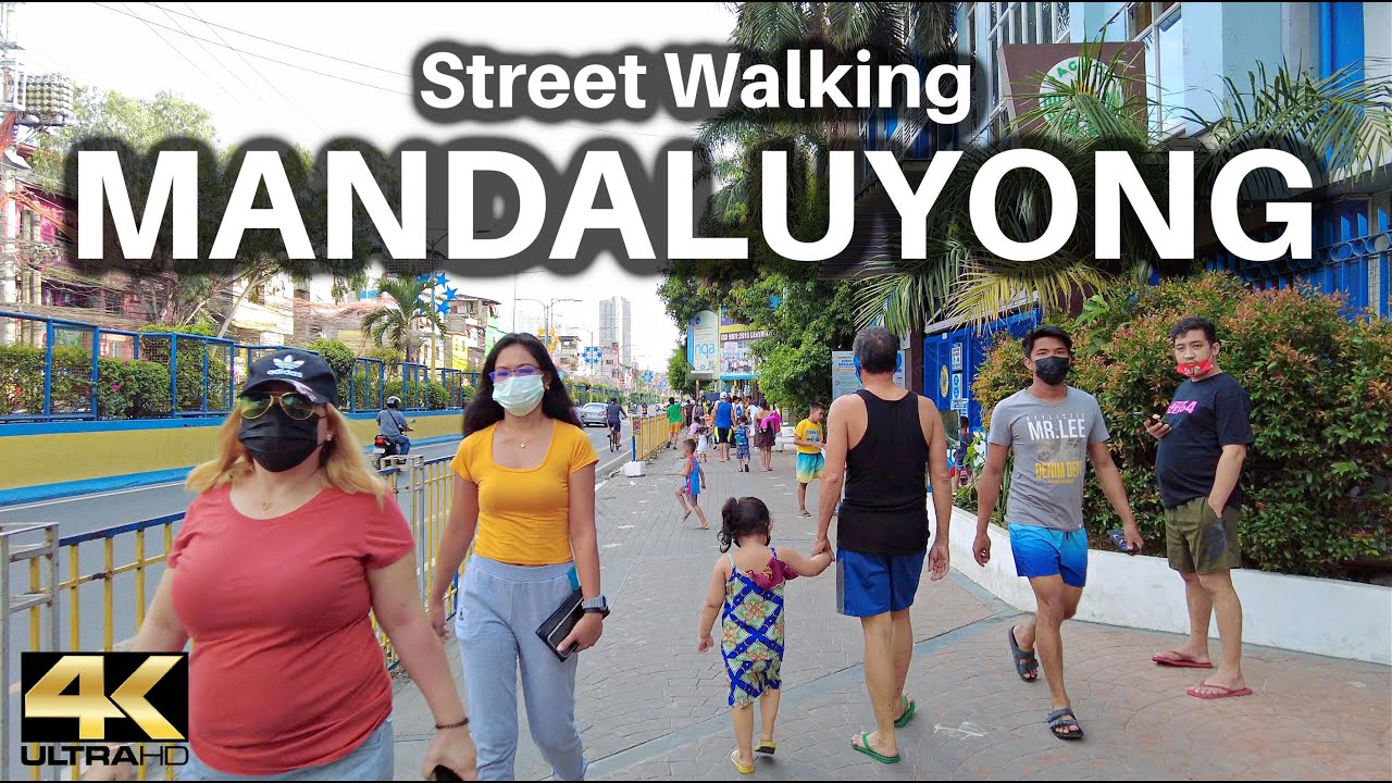 Street Walking in Mandaluyong City Philippines [4K]