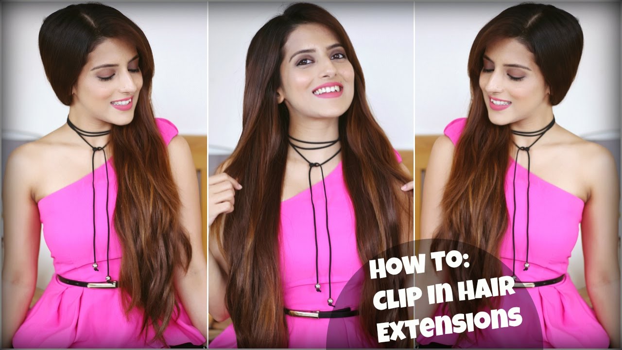 How To: Easily Clip On Long Hair Extensions For Volume And Length | Apply Clip In Hair Extensions