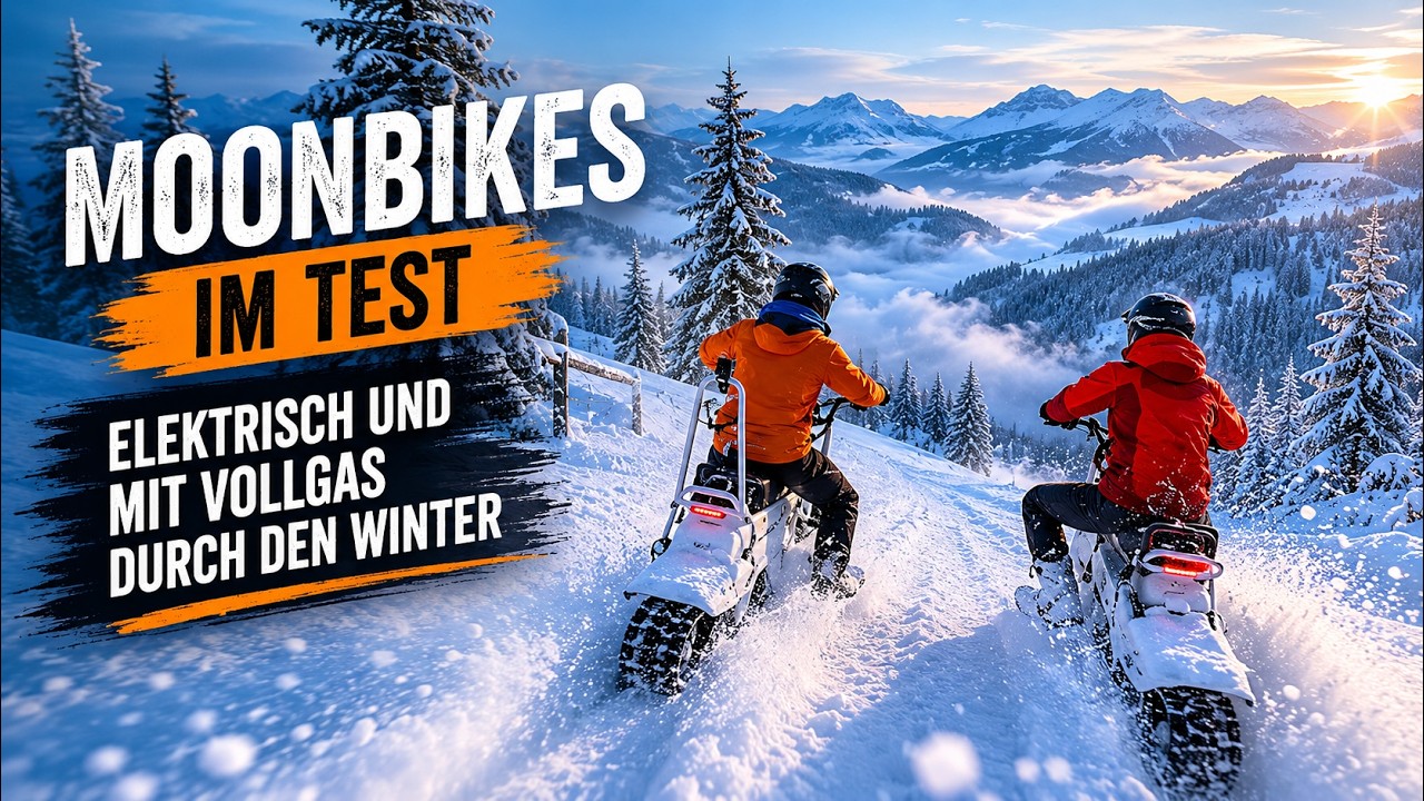 Moonbikes im Test: Elektrisch und mit Vollgas durch den Winter.