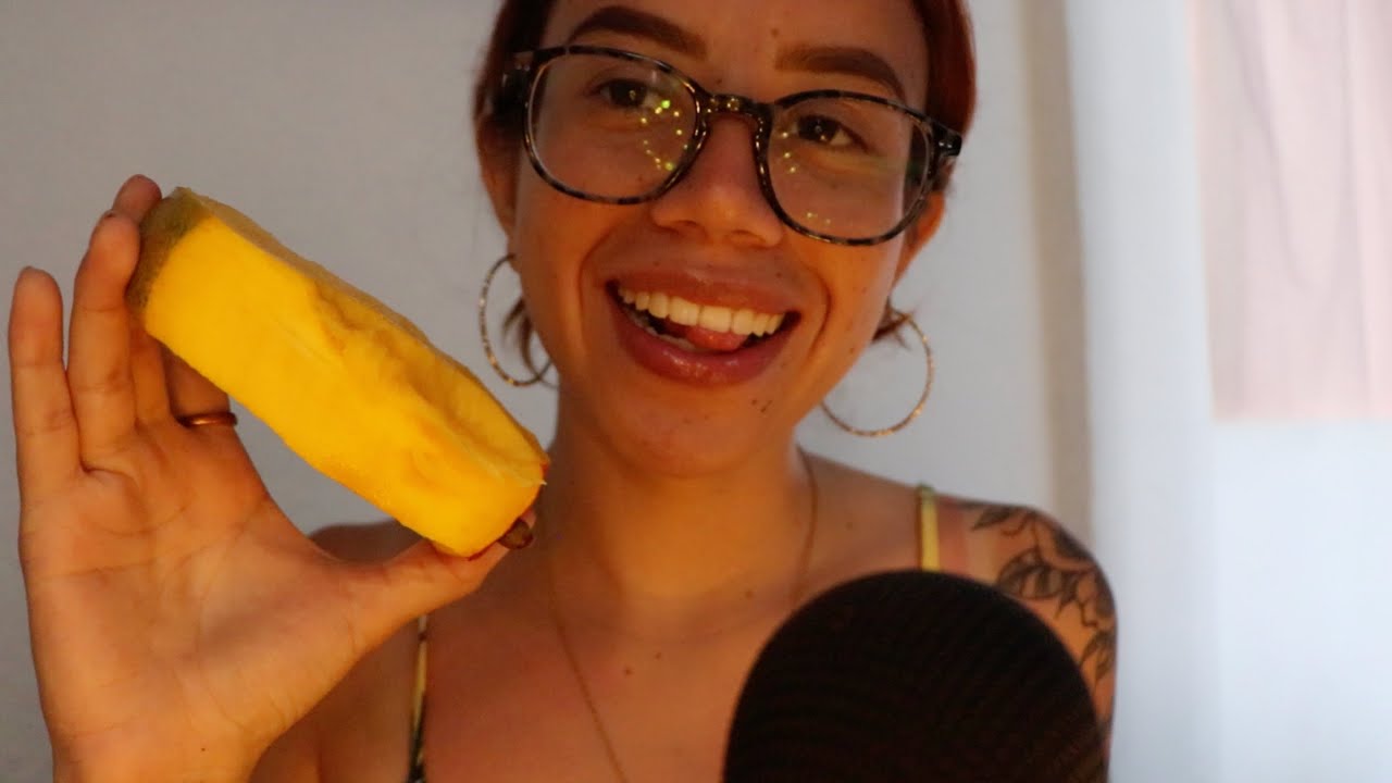 ASMR comiendo mango 🥭 + story time 