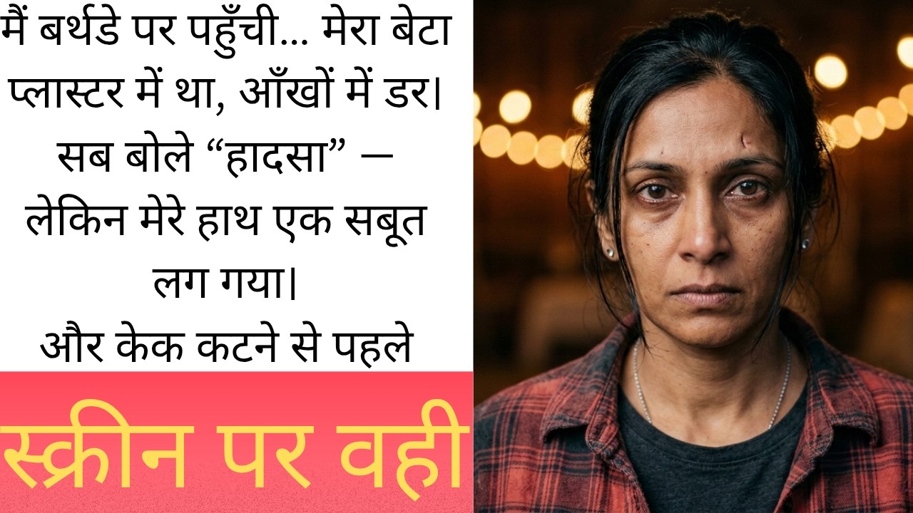 बेटे का हाथ टूटा… और “हादसा” झूठ निकला | CCTV ने पार्टी में सब उलट दिया