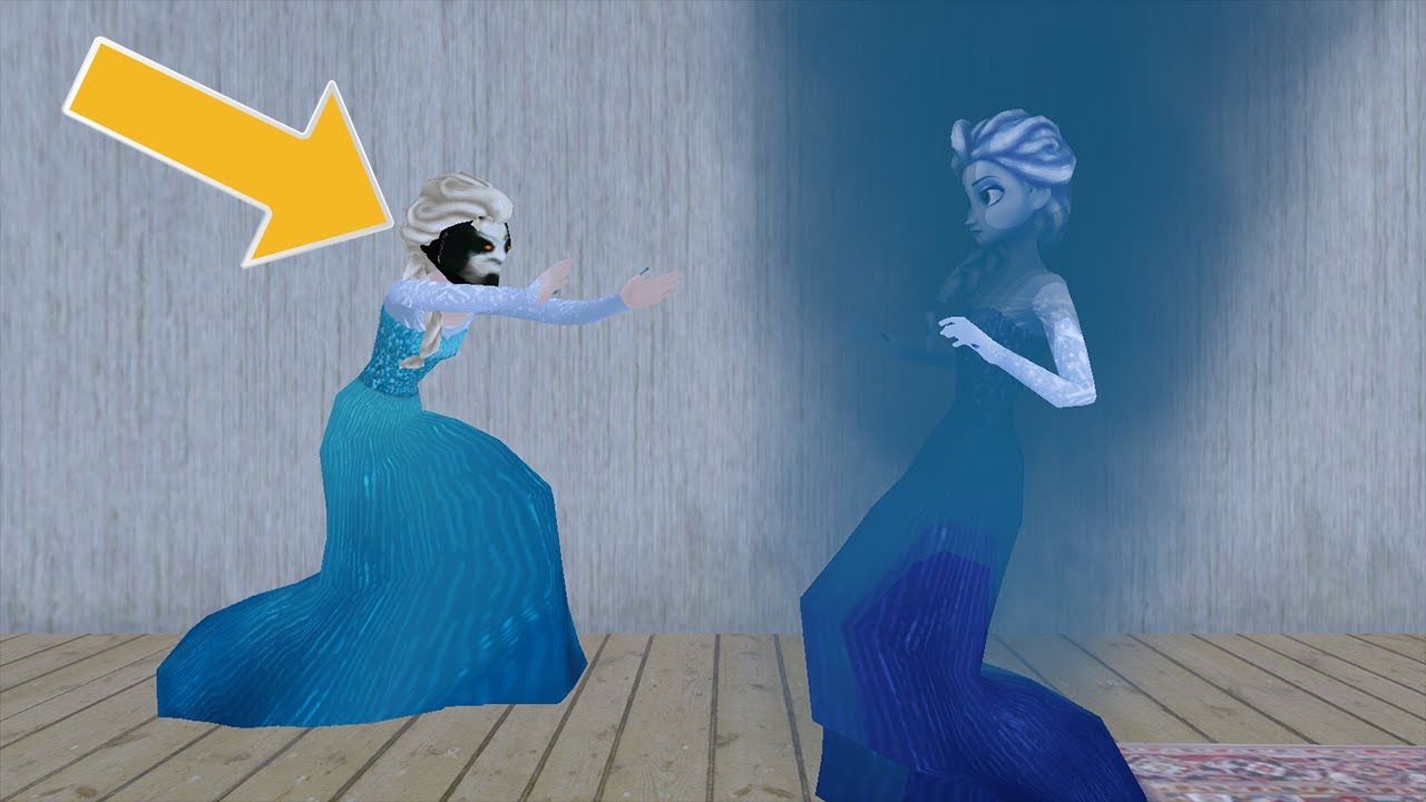Slendrina is Evil Frozen Elsa Mod | Slendrina the Cellar 2 Frozen Mod