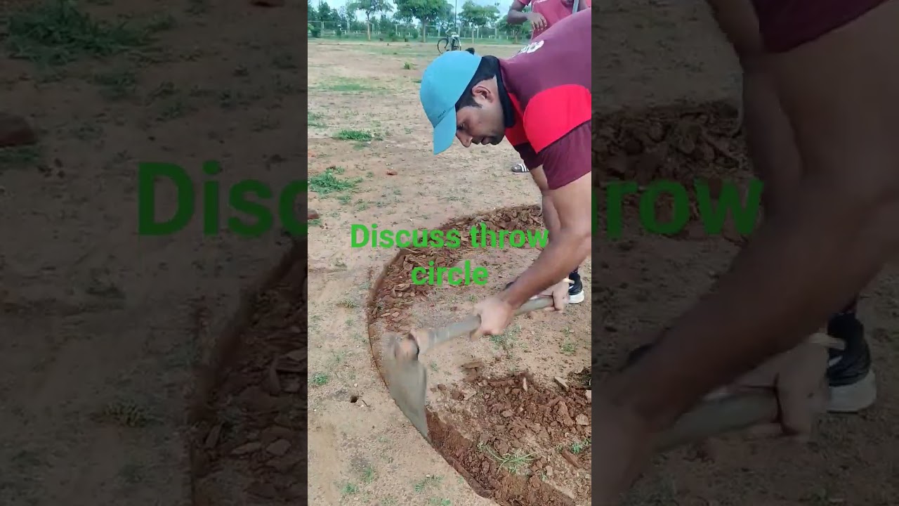 💪How to make Discuss throw  circle💪#athletics #fitness #exercise #box #sports #army #workout #SAI