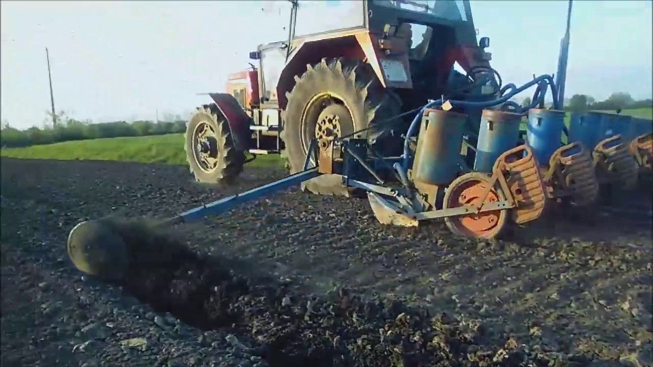 Kukorica vetés 2017 (Zetor 6245 + SPC 6 soros vetőgép) [720p]
