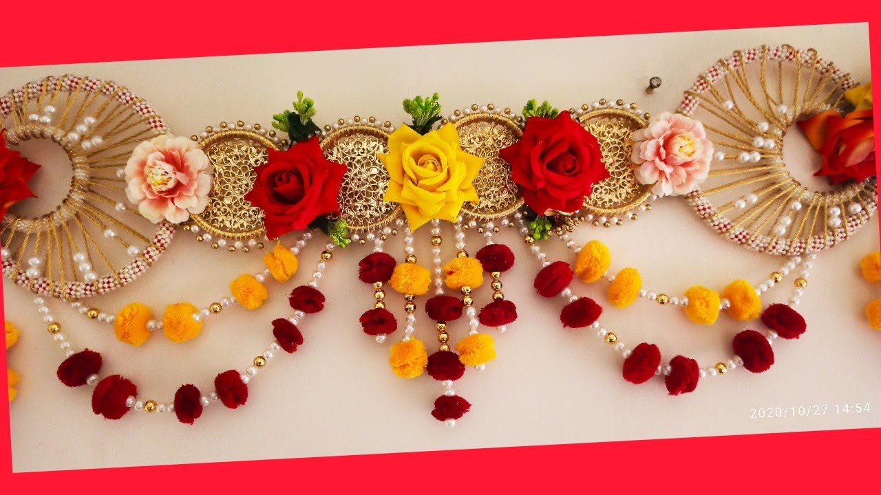 New Designer Toran// Diwali Trendy Pattern / Deepawali Bandanwar || How to make Toran at home DIY