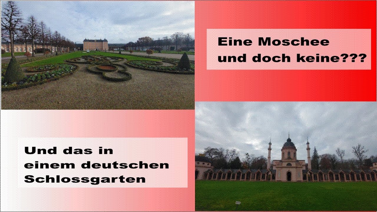 Ein Schlossgarten mit einer verblüffenden Überraschung.#schlösser ,#moschee,#Schwetzingen.