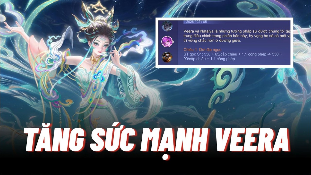 Veera được tăng sức mạnh - chiêu 1 thấm hơn hành Raz như con | Liên quân mobile