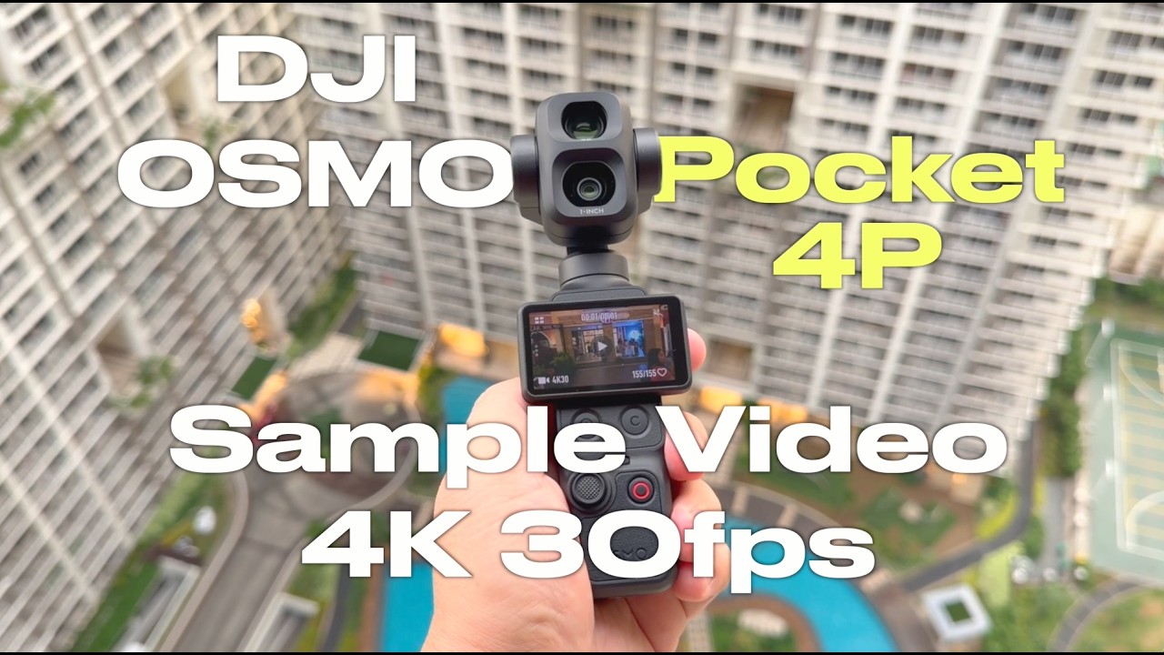 DJI OSMO Pocket 4P 4K Camera Test | Low-Light, ActiveTrack 8.0 & 3x Portrait