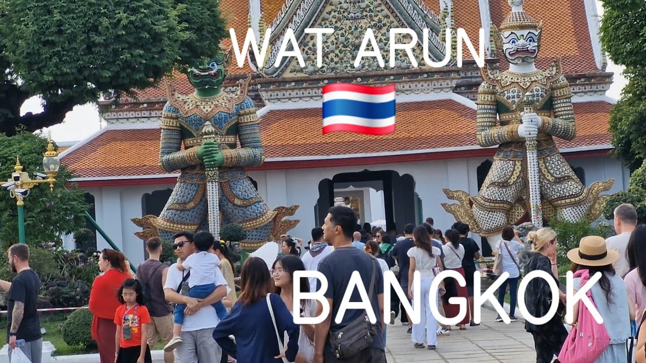 โอ้โห!! กระแสชุดไทยมาแรงไม่มีแผ่วจริงๆ ต่างชาติแห่มาแต่งชุดไทยแน่นวัดอรุณ Wat Arun Bangkok Thailand