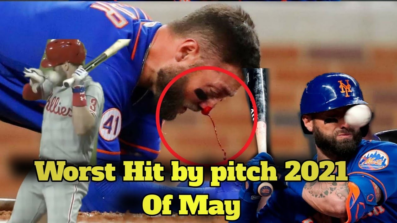 MLB | Hit by pitch 2021 Of May