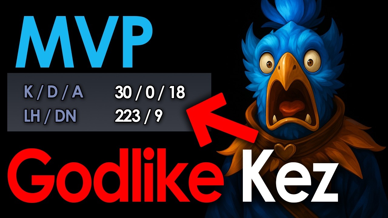 30 Kills 0 Deaths Kez – Carry Domination 7.40c #dota2