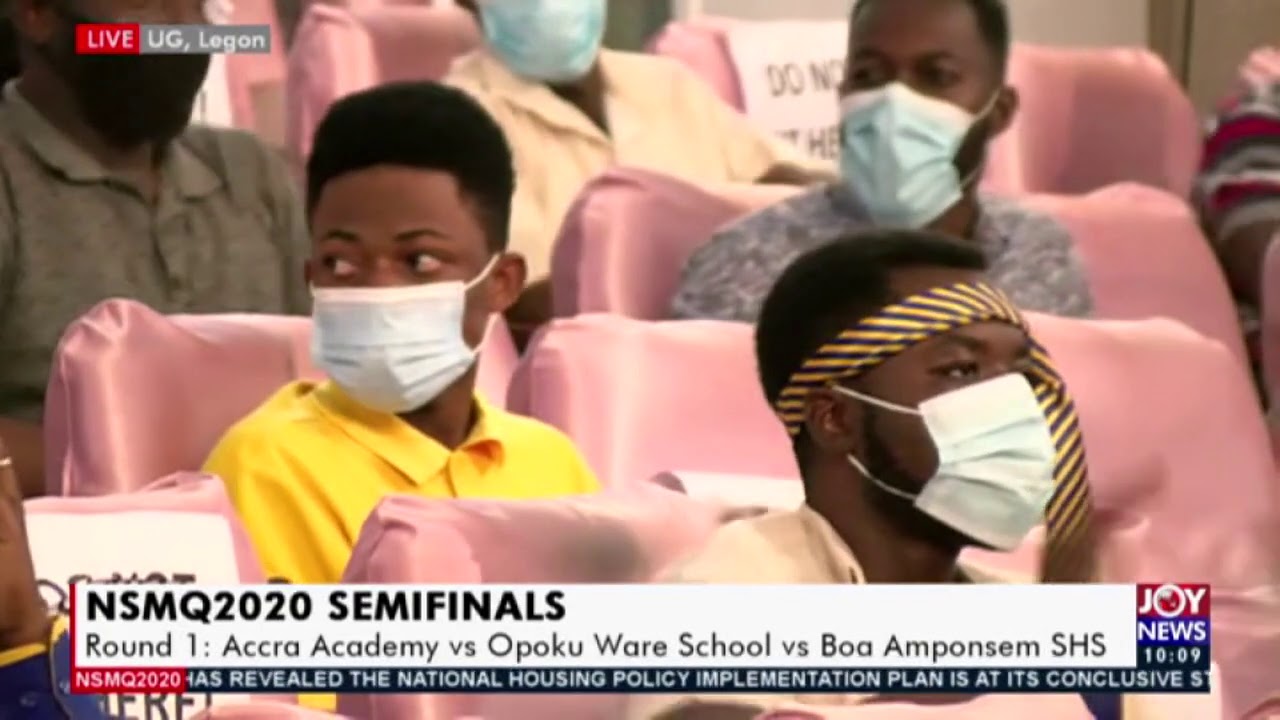NSMQ2020 SemiFinals: Round 1: Accra Academy vs Opoku Ware School vs Boa Amponsem SHS (6-10-20)
