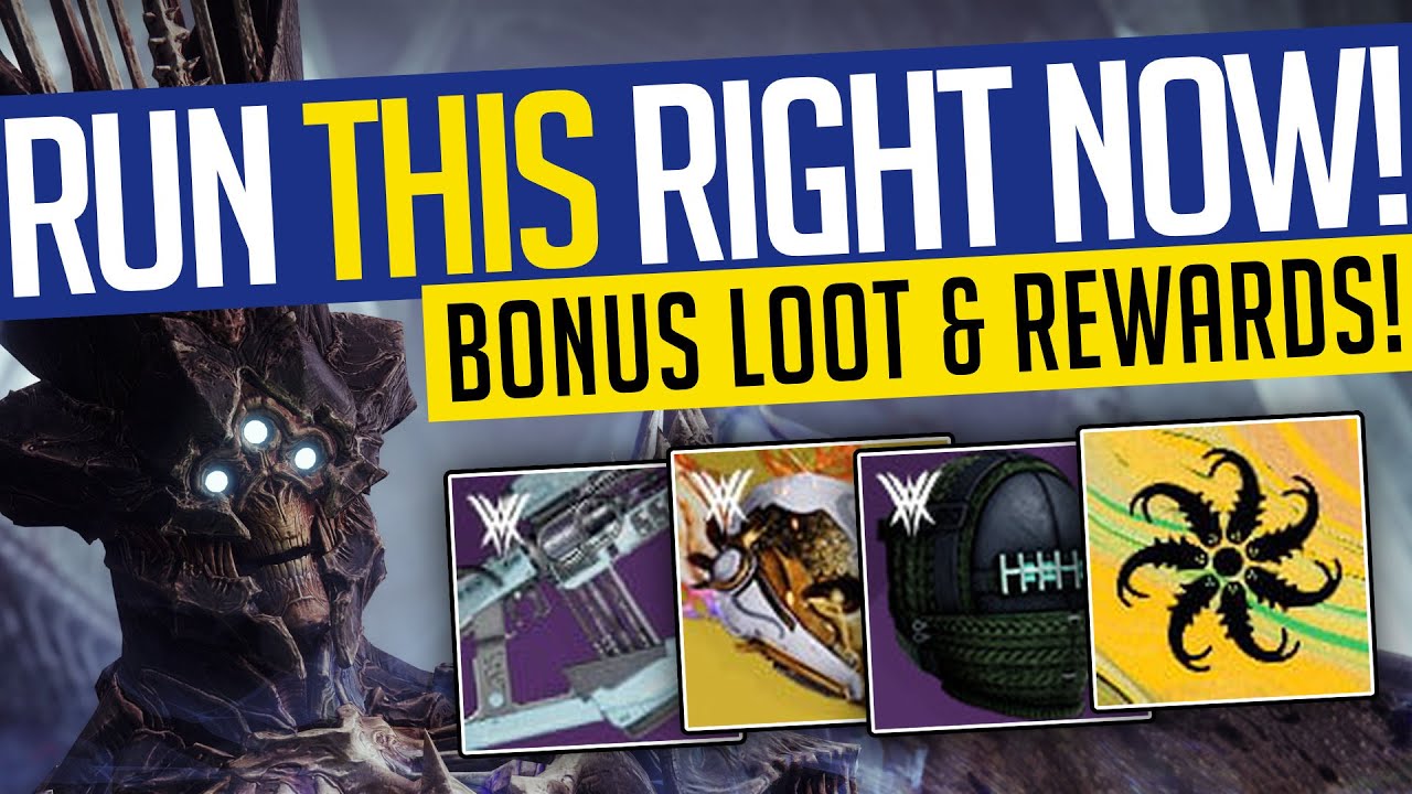 Destiny 2 | RUN THIS RIGHT NOW! Bonus Legendary Campaign Rewards, GUARANTEED Exotics & More!