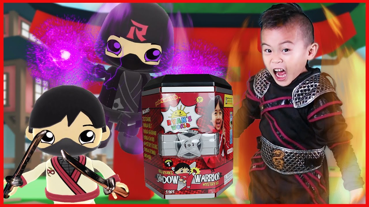 Ryan's World SHADOW WARRIOR Mystery Box Unboxing Ninja | Kaven Toy Reviews