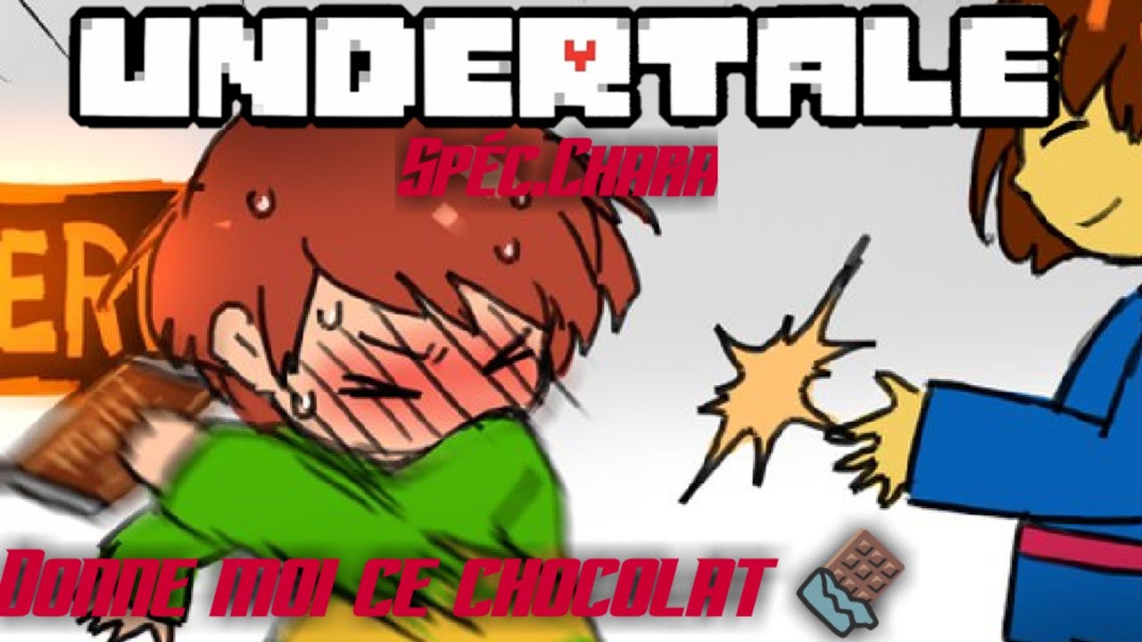 Chara et son chocolat 🍫 !!!!!! [ Undertale Comics Dub FR ]