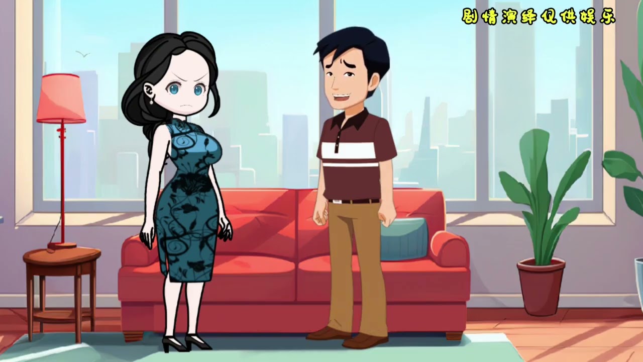 老公一家无限向老婆索取，老婆纠结了#家庭情感动画#老公拿离婚威胁
