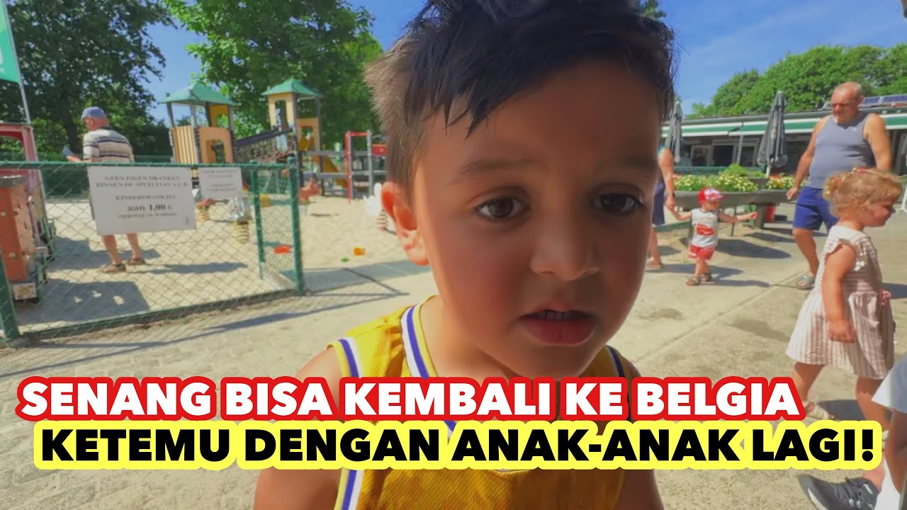SETELAH SEBULAN LIBURAN DI INDONESIA, AKHIRNYA KEMBALI LAGI KE BELGIA UNTUK KETEMU ANAK-ANAK! 
