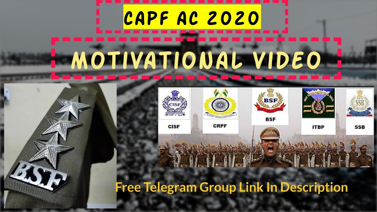 Capf Ac Motivational Video 2020 #capfac #capfmotivation