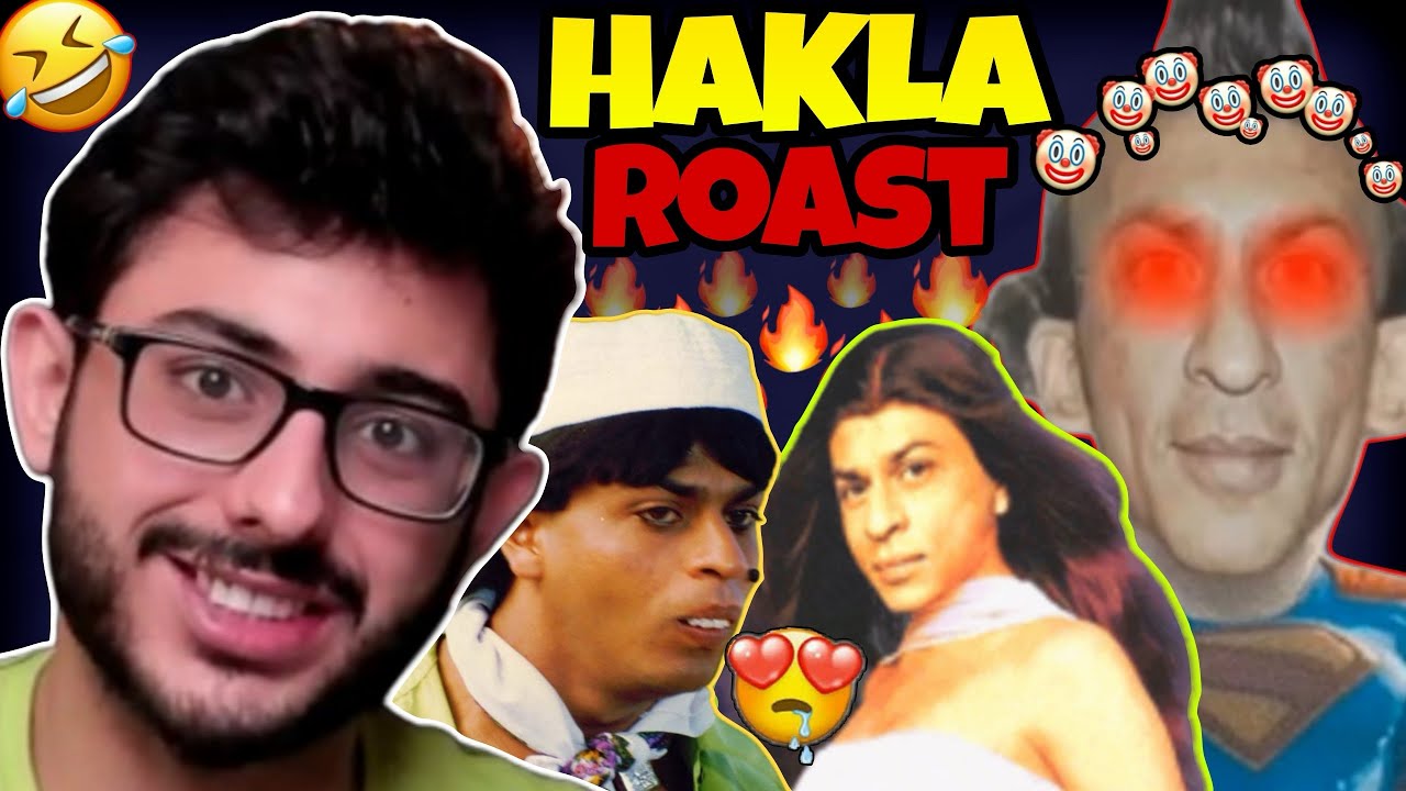 HAKLA ShahRukh Khan Memes Roast 😂🔥| SRK Funny Hair Cut Gif 🤡👻| #shahrukh #hakla #carryminati #memes 