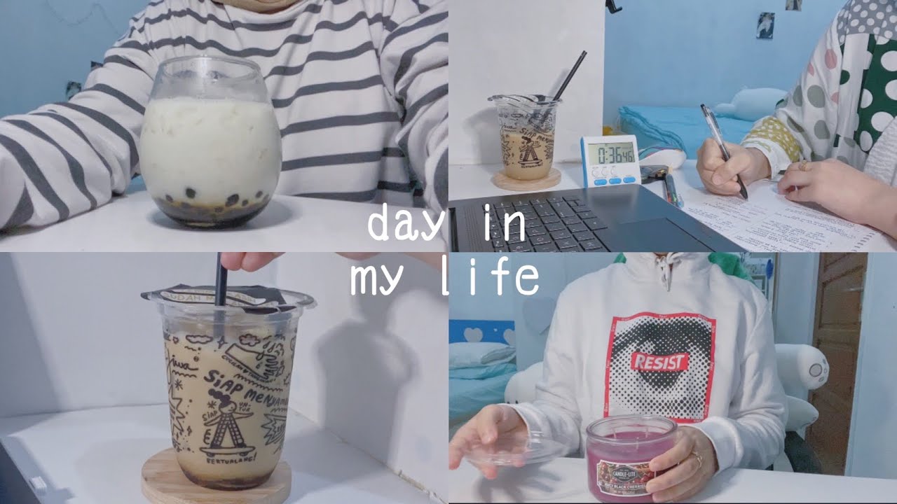 day in my life 🌧 last exam, making boba, etc 🧋Indonesia