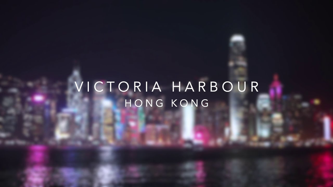 Hong Kong Skyline at Night | ASMR 1 hour