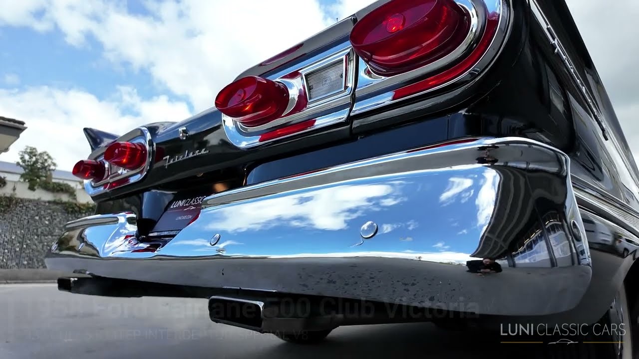1958 Ford Fairlane 500 Club Victoria Exhaust Sound