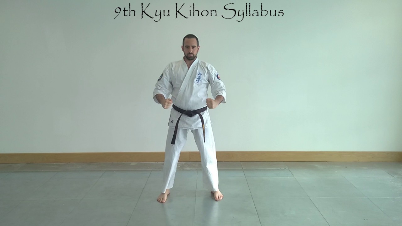 BKK Kyokushin - 9th Kyu Kihon Syllabus