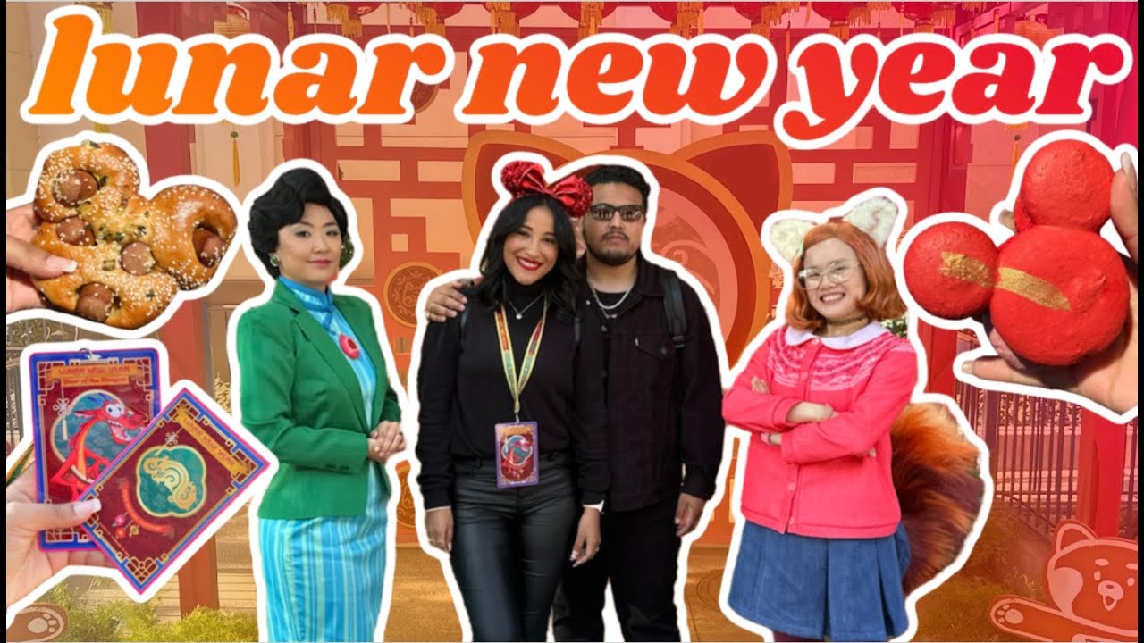 Disney's Lunar New Year 2024 FOOD Guide! + meet & greets, entertainment & merch! disneyland resort!
