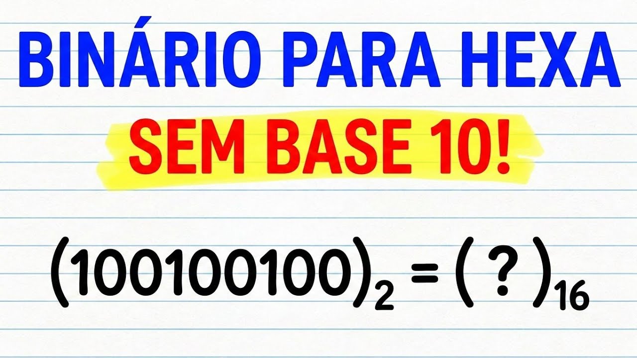 Transforme Binário em Hexadecimal de um Jeito Fácil